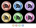 Color web buttons Royalty Free Stock Photo