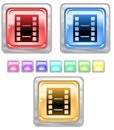 Color web buttons. Royalty Free Stock Photo