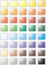 Color web buttons Royalty Free Stock Photo