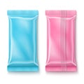 Color wet wipes package.