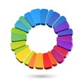 Color wheel Royalty Free Stock Photo