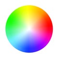 Color wheel guide with saturation and highlight. Colour picker assistant Royalty Free Stock Photo