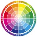 color wheel twelve colors Royalty Free Stock Photo