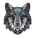 Color Wolf head