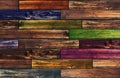 Color Wood Planck Wall Background Royalty Free Stock Photo