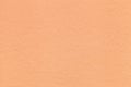 Color of the year 2024 peach fuzz. Texture of coral colors paper background, macro. Structure of craft cardboard