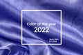 Color of the year 2022 very pery smooth silk or satin folds closeup. Cloth texture background. Abstract wallpaper