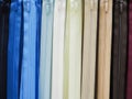 Zipper. Coloured zipper the background. Royalty Free Stock Photo