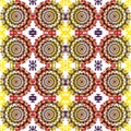 Colorabstract ethnic seamless pattern in graffiti style with elements of urban modern style bright quality illustration for your