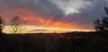 COLORADO colors sky sunset skyline clouds view fire magic