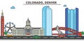 Colorado, Denver.City skyline