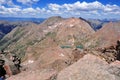 Colorado 14er, Mount Eolus, San Juan Range, Rocky Mountains in Colorado Royalty Free Stock Photo