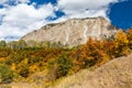 Colorado fall season mountain landscape with changing colors Royalty Free Stock Photo