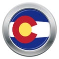 Colorado Flag Silver Icon