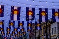 Colorado Flags on Larimer Square Denver