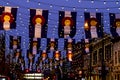 Colorado Flags on Larimer Square Denver