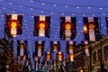 Colorado Flags on Larimer Square Denver