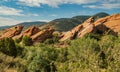 Colorado Front Range Red Rocks Formation Royalty Free Stock Photo
