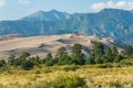 Colorado Great Sand Dunes National Park Summer Landscape Royalty Free Stock Photo