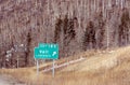 Colorado Highway Sign - Vail