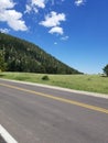 Colorado Highway To Rocky Mountains