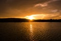 Colorado Lake Sunset Royalty Free Stock Photo