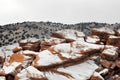 Colorado landscape of foothills and sandstone formations Royalty Free Stock Photo