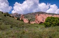 Colorado landscape at red rocks park Royalty Free Stock Photo