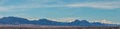 Colorado Living. Denver, Colorado - Denver Metro Area Residential Winter Panorama with the view of a Front Range mountains