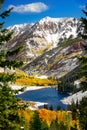 Colorado Maroon Bells in the fall Royalty Free Stock Photo