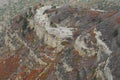 Colorado- Mesa Verde- Panoramic Overview From Mountain Top Royalty Free Stock Photo