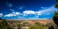 Long view looking east over Grand Junction from Colorado National Monument Royalty Free Stock Photo