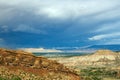 Long view looking east over Grand Junction from Colorado National Monument Royalty Free Stock Photo