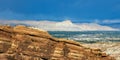 Long view looking east over Grand Junction from Colorado National Monument Royalty Free Stock Photo