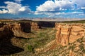 Massive rock walls and vast canyons characterize Colorado National Monument Royalty Free Stock Photo