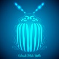 Colorado Potato Beetle and abstract backgrounds