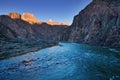 Colorado River At The Bottom Of The Grand Canyon Royalty Free Stock Photo