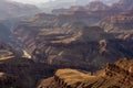 Colorado River Cuts through Layers of the Grand canyon Royalty Free Stock Photo