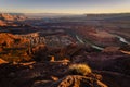 Colorado River from Dead Horse national park viewpoint , Utah, USA Royalty Free Stock Photo