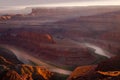 Colorado River from Dead Horse national park viewpoint , Utah, USA Royalty Free Stock Photo