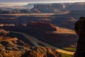 Colorado River from Dead Horse national park viewpoint , Utah, USA Royalty Free Stock Photo