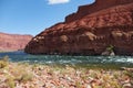 The Colorado River in the desert Royalty Free Stock Photo