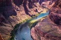 Colorado River and the Grand Canyon. Arizona State Attractions, United States