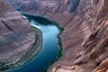 Colorado River in Grand Canyon. Panoramic Horeseshoe Bend. Canyon Adventure Travel Relax Concept. Horseshoe Bend in Page Royalty Free Stock Photo