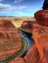 Colorado River, Horseshoe Bend Trail, Page, Arizona Royalty Free Stock Photo