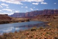 Colorado River at Lees Ferry Crossing Royalty Free Stock Photo