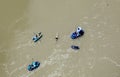 Colorado River Rafters Royalty Free Stock Photo