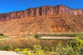 Colorado River Red Rock Canyon Reflection Moab Utah Royalty Free Stock Photo