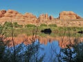 Colorado River Red Rock Reflections Royalty Free Stock Photo