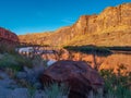 Colorado River Reflections near Moab, Utah Royalty Free Stock Photo